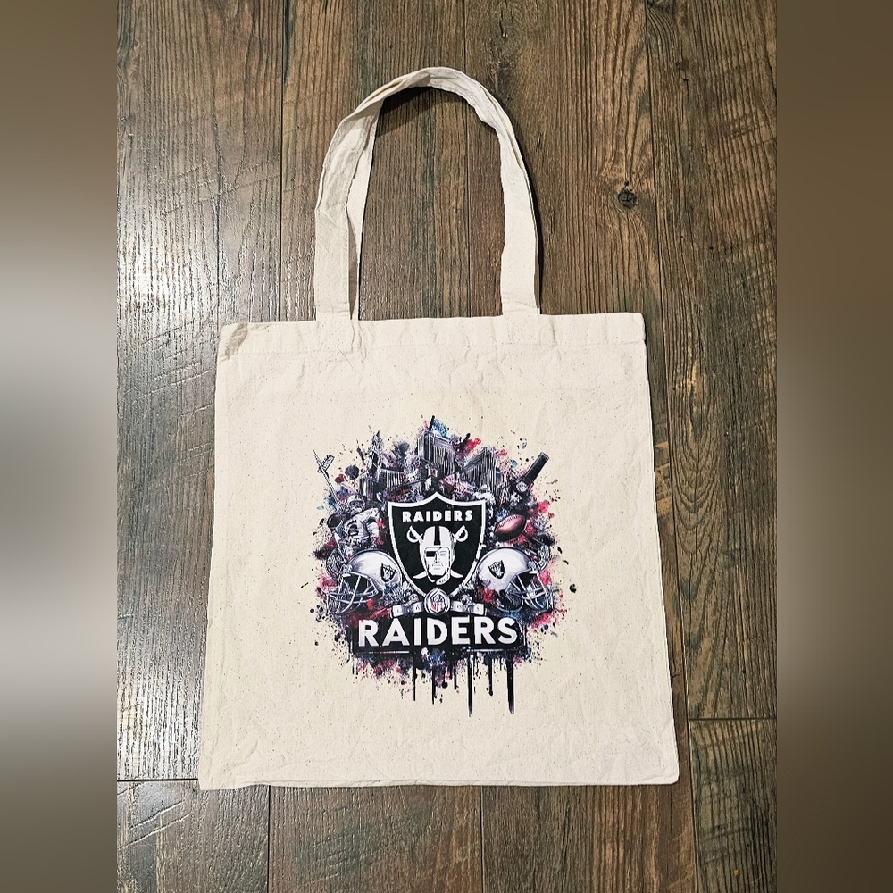 Raiders Cream Tote Bag